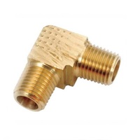 ANDERSON BRASS FITTING&lt;BR&gt;1/4&quot; NPT MALE ELBOW